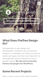 Mobile Screenshot of firetreedesign.com